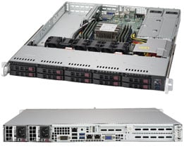 Supermicro SYS-1019P-WTR — top view