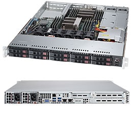 Supermicro SYS-1028R-WC1RT — top view