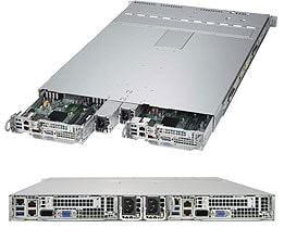 Supermicro SYS-1028TP-DC1FR — top view