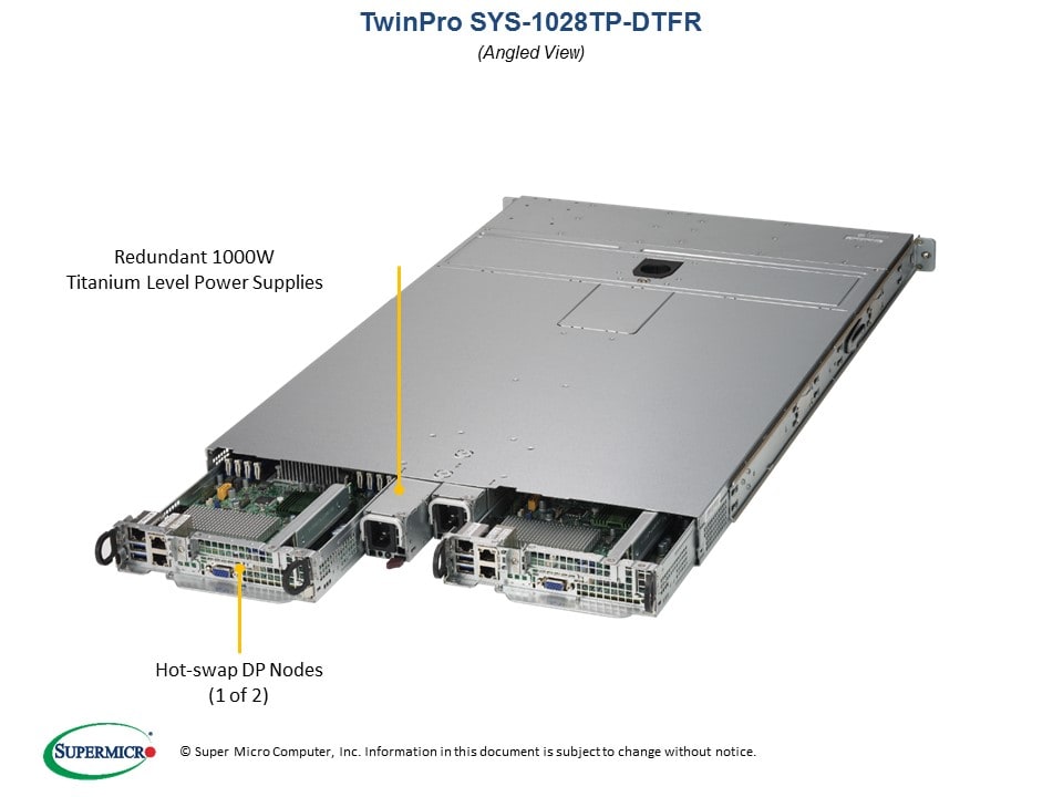 Supermicro Server SYS-1028TP-DTFR
