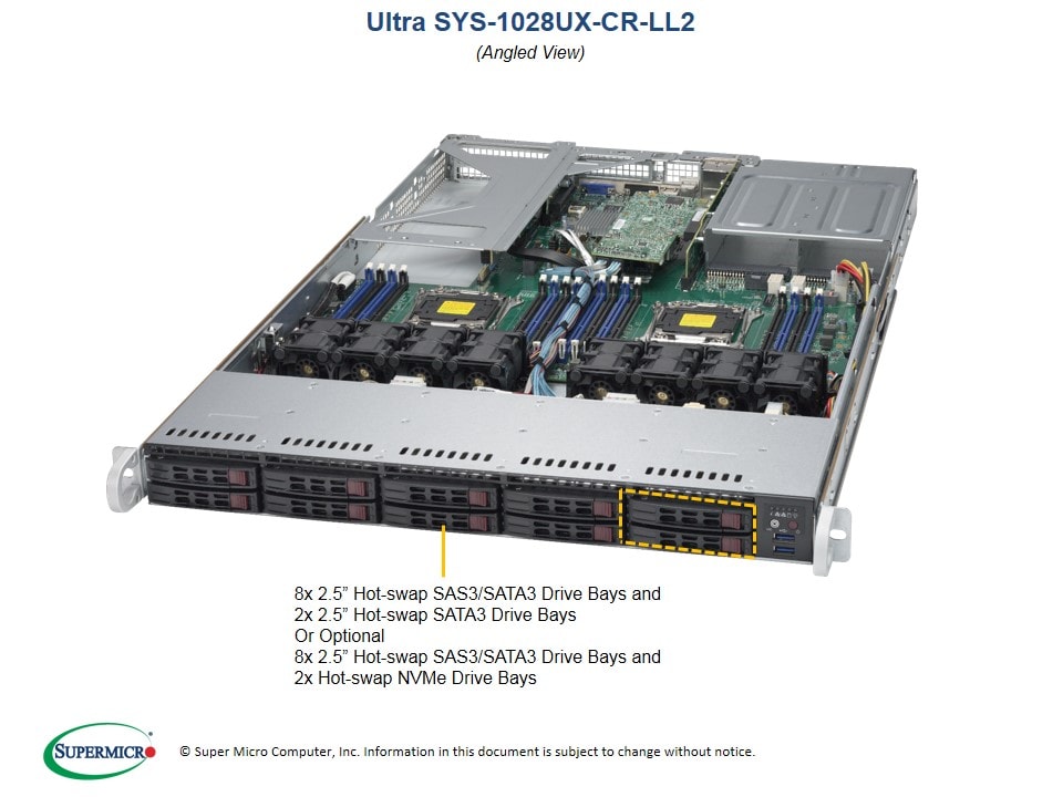 Supermicro Server SYS-1028UX-CR-LL2
