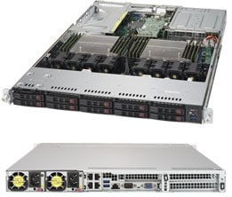 Supermicro SYS-1028UX-LL2-B8 — top view