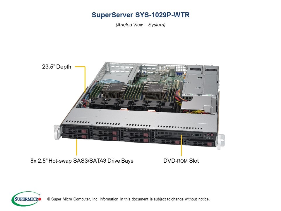 Supermicro Server SYS-1029P-WTR