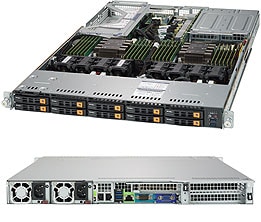 Supermicro SYS-1029U-TN10RT — top view