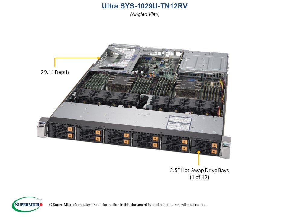 Supermicro Server SYS-1029U-TN12RV