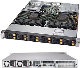 Supermicro SYS-1029U-TN12RV — top view
