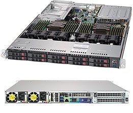 Supermicro SYS-1029U-TR25M — top view