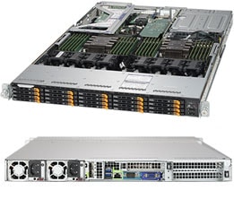Supermicro SYS-1029UZ-TN20R25M — top view
