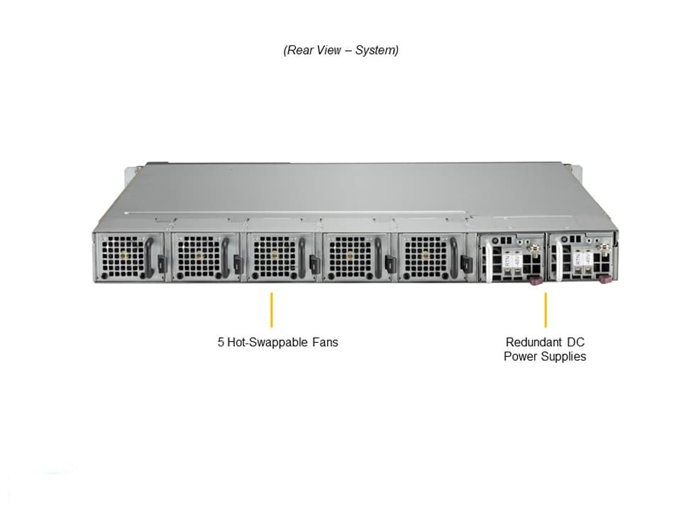 Supermicro SYS-110D-20C-FRDN8TP — rear view