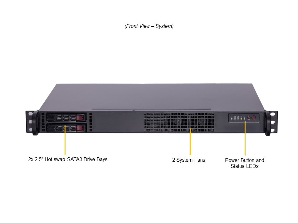 Supermicro SYS-111AD-HN2 — front view