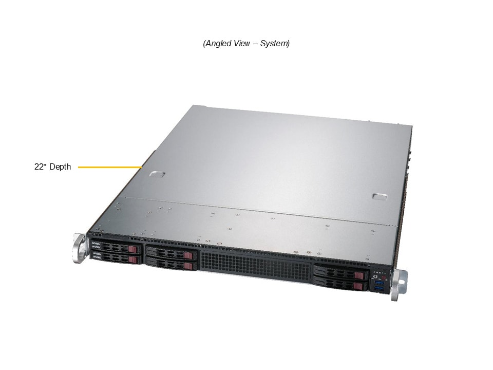 Supermicro SYS-111AD-WN2R — angle view
