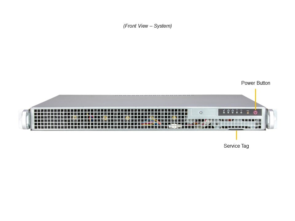 Supermicro SYS-111AD-WRN2 — front view