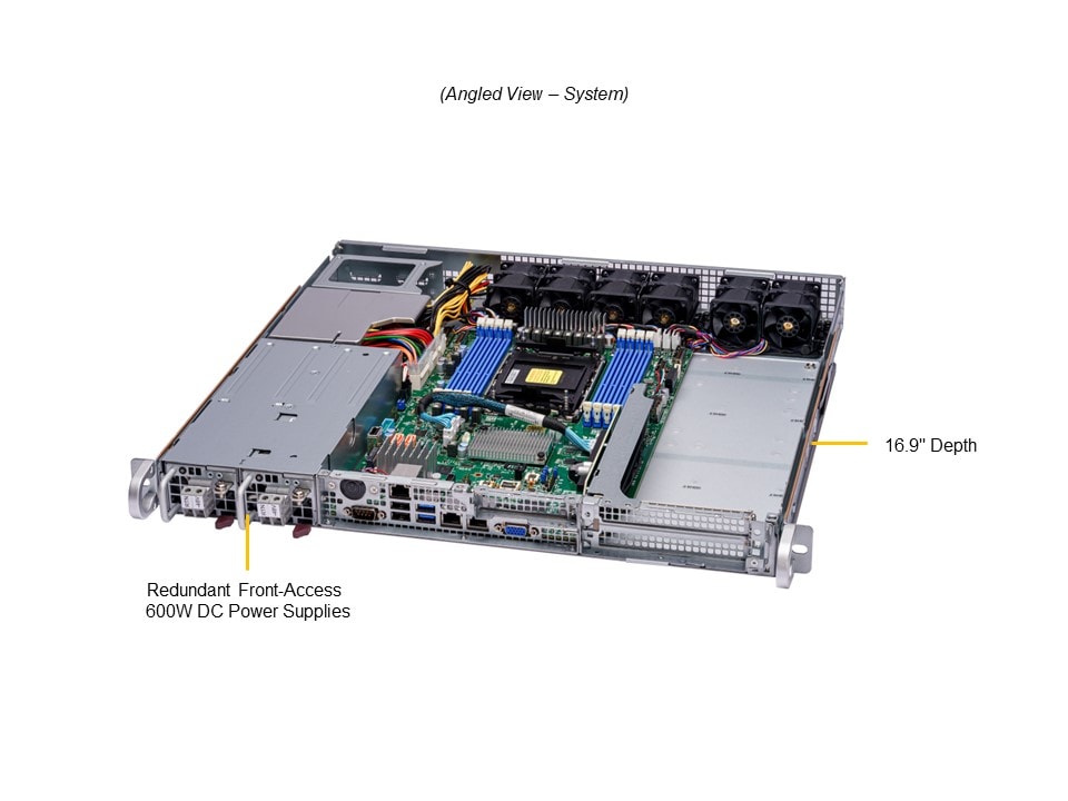 Supermicro SYS-111E-FDWTR — angle view