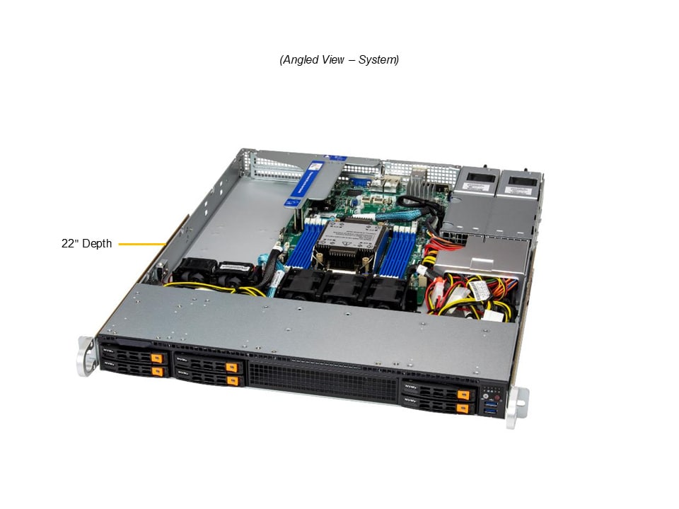 Supermicro SYS-112B-WN2T — angle view