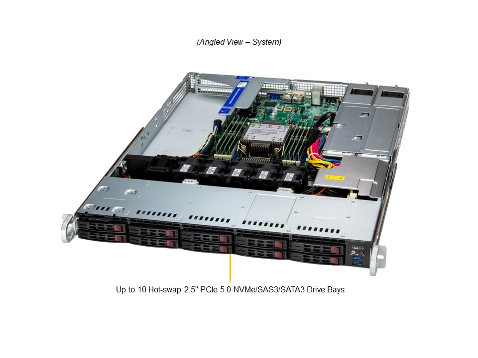 Supermicro SYS-112B-WR — angle view