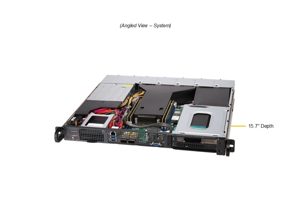 Supermicro SYS-112D-36C-FN3P — angle view