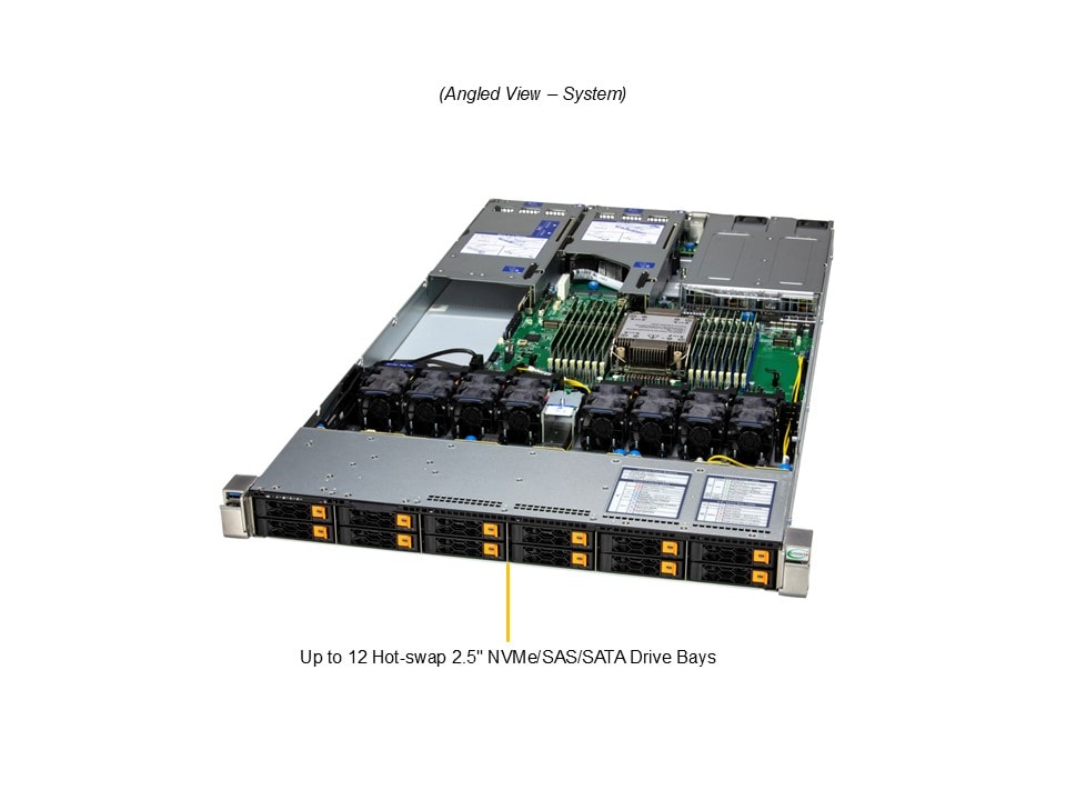 Supermicro SYS-112H-TN — angle view