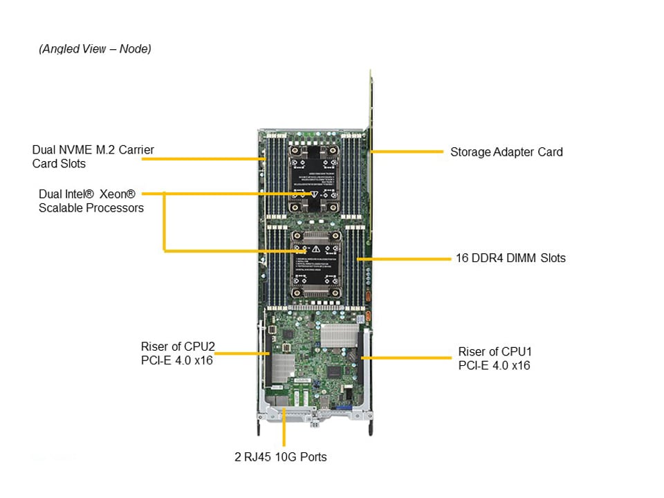 Supermicro SYS-120TP-DTTR — top view