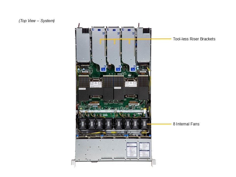 Supermicro SYS-122C-TN — top view