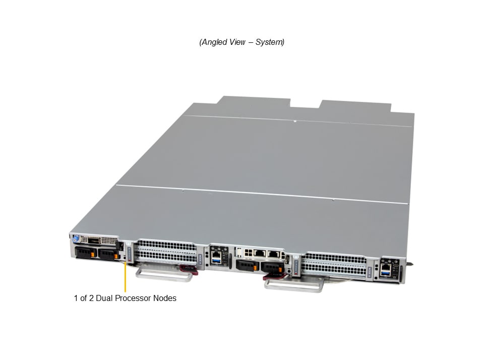 Supermicro SYS-122FT-DEO-LCC — angle view