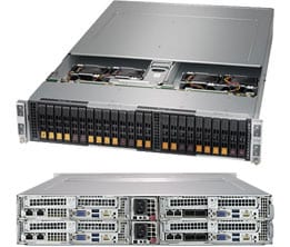 Supermicro SYS-2028BT-HNC0R — rear view