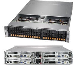 Supermicro SYS-2028BT-HNR — rear view