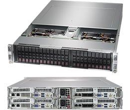 Supermicro SYS-2028BT-HTR — rear view