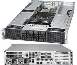 Supermicro SYS-2028GR-TRHT — top view
