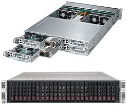 Supermicro SYS-2028TP-HC0FR — rear view