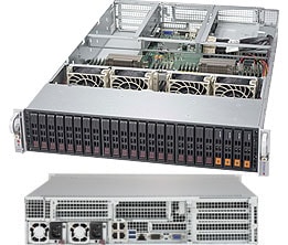 Supermicro SYS-2028U-E1CNR4T — top view