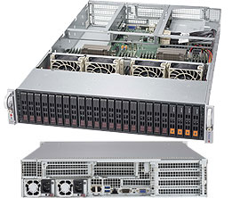 Supermicro SYS-2028U-TNRT — top view
