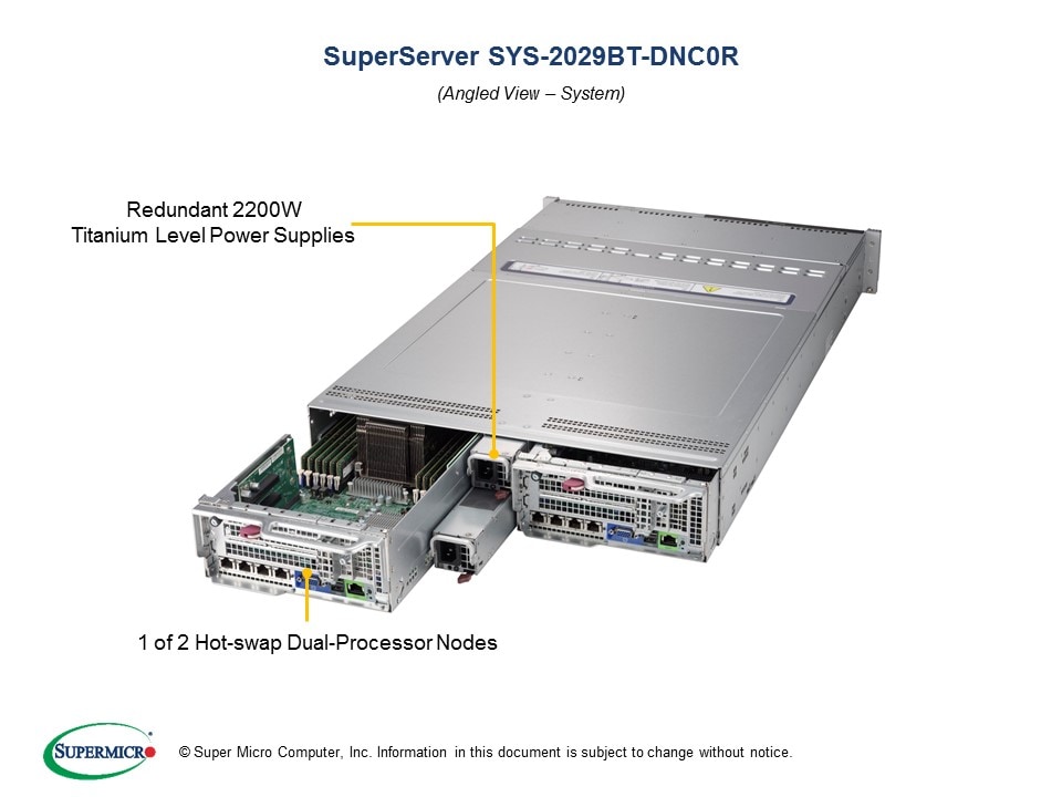 Supermicro Server SYS-2029BT-DNC0R