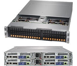 Supermicro SYS-2029BT-HNR — rear view