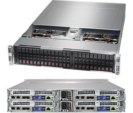 Supermicro SYS-2029BT-HTR — rear view