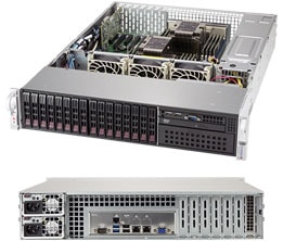 Supermicro SYS-2029P-C1RT — top view