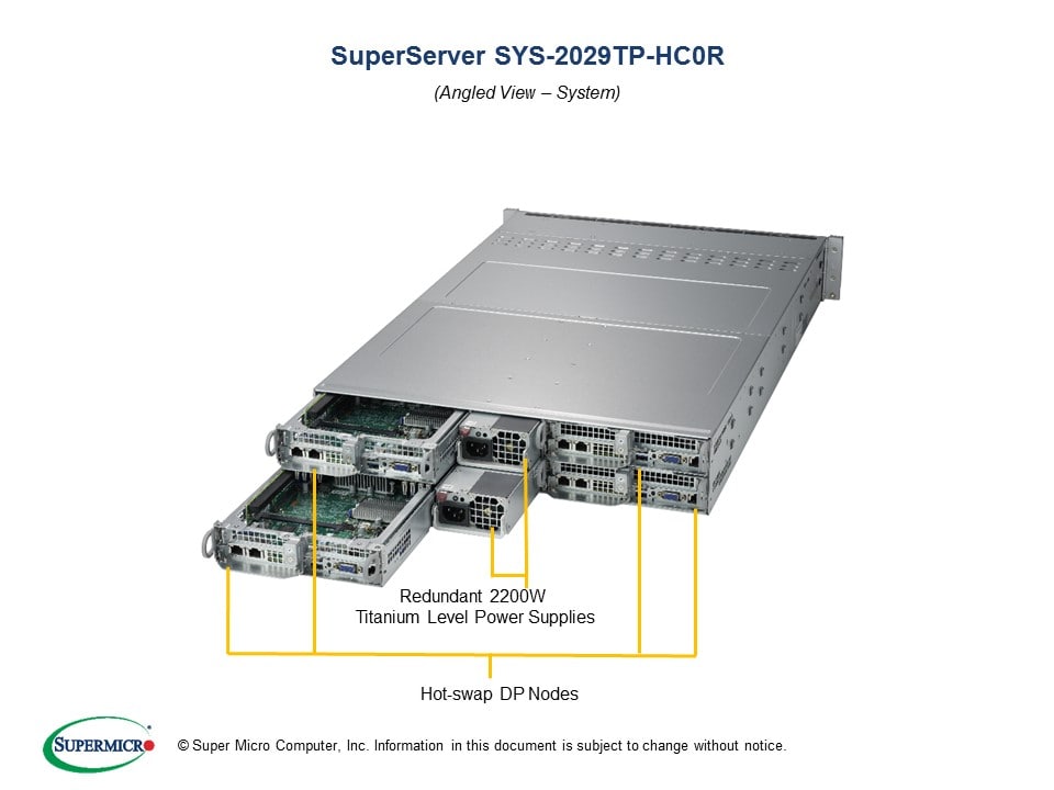 Supermicro Server SYS-2029TP-HC0R