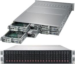 Supermicro SYS-2029TP-HC1R — rear view