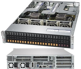 Supermicro SYS-2029UZ-TN20R25M — top view