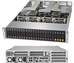 Supermicro SYS-2029UZ-TR4 — top view