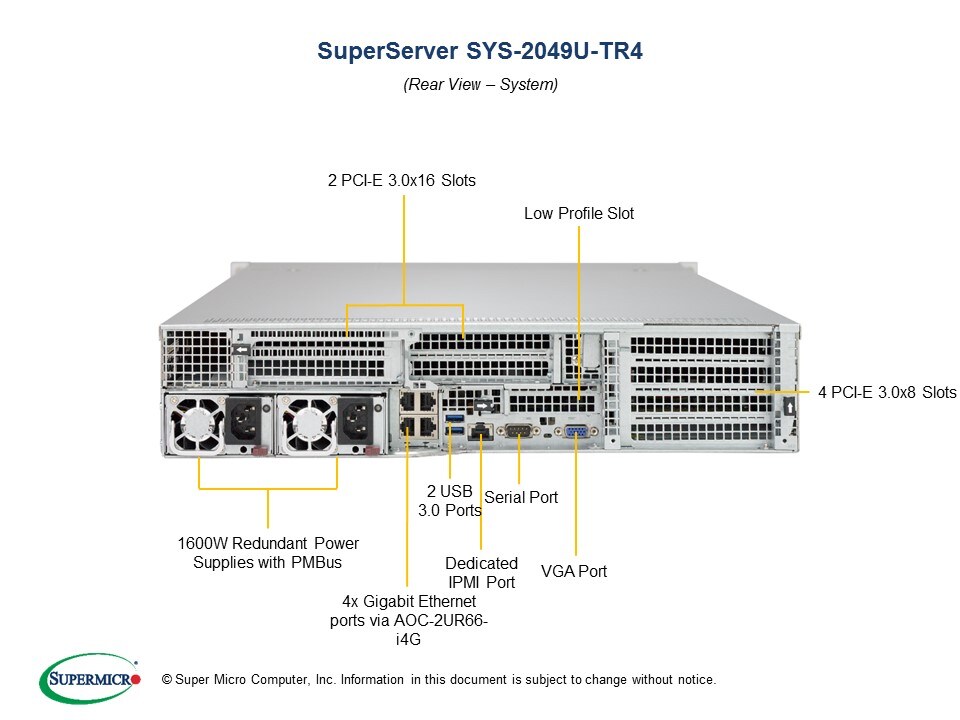 Supermicro SYS-2049U-TR4 — front view