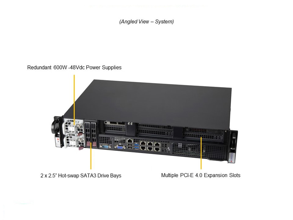 Supermicro SYS-210P-FRDN6T — angle view