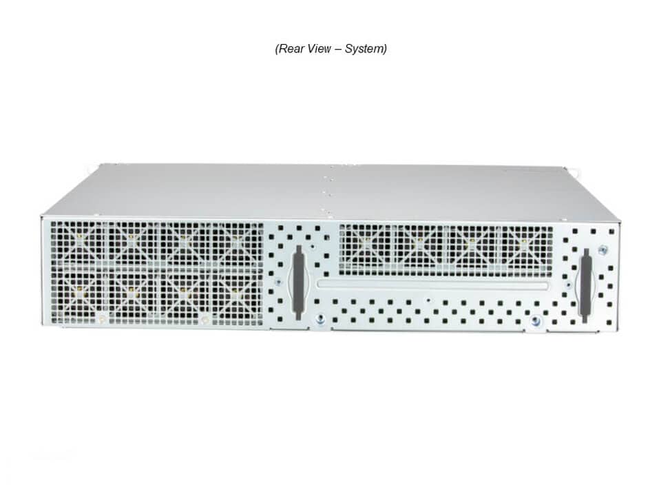 Supermicro SYS-210SE-31D — rear view
