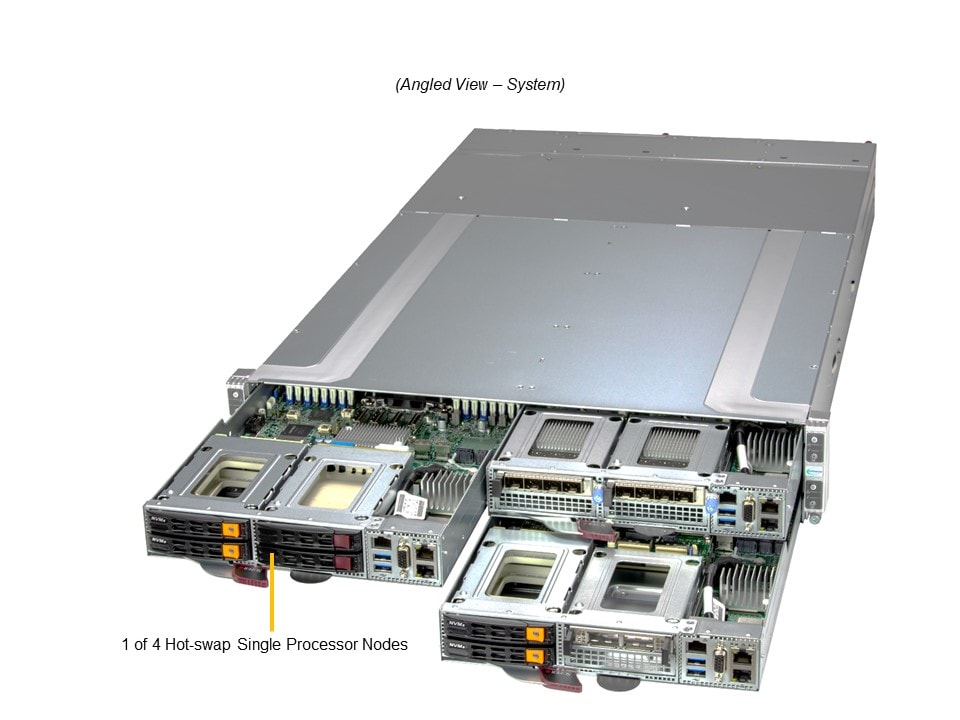 Supermicro SYS-211GT-HNC8F — angle view