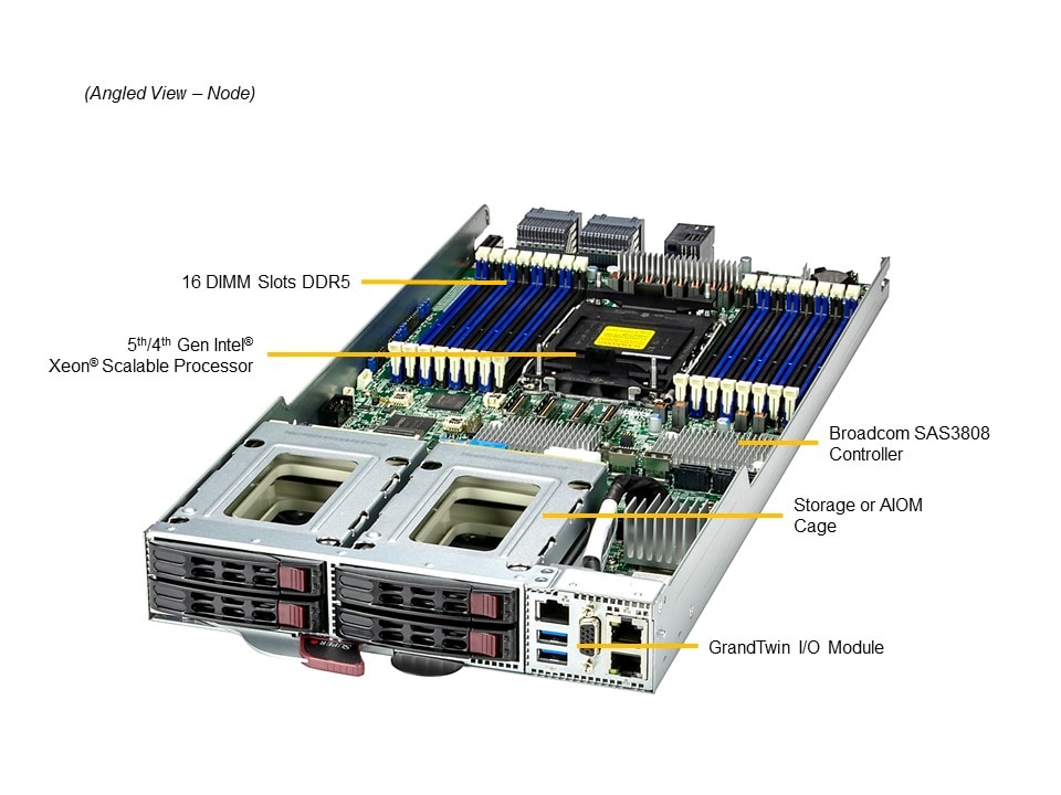 Supermicro SYS-211GT-HNC8F — top view