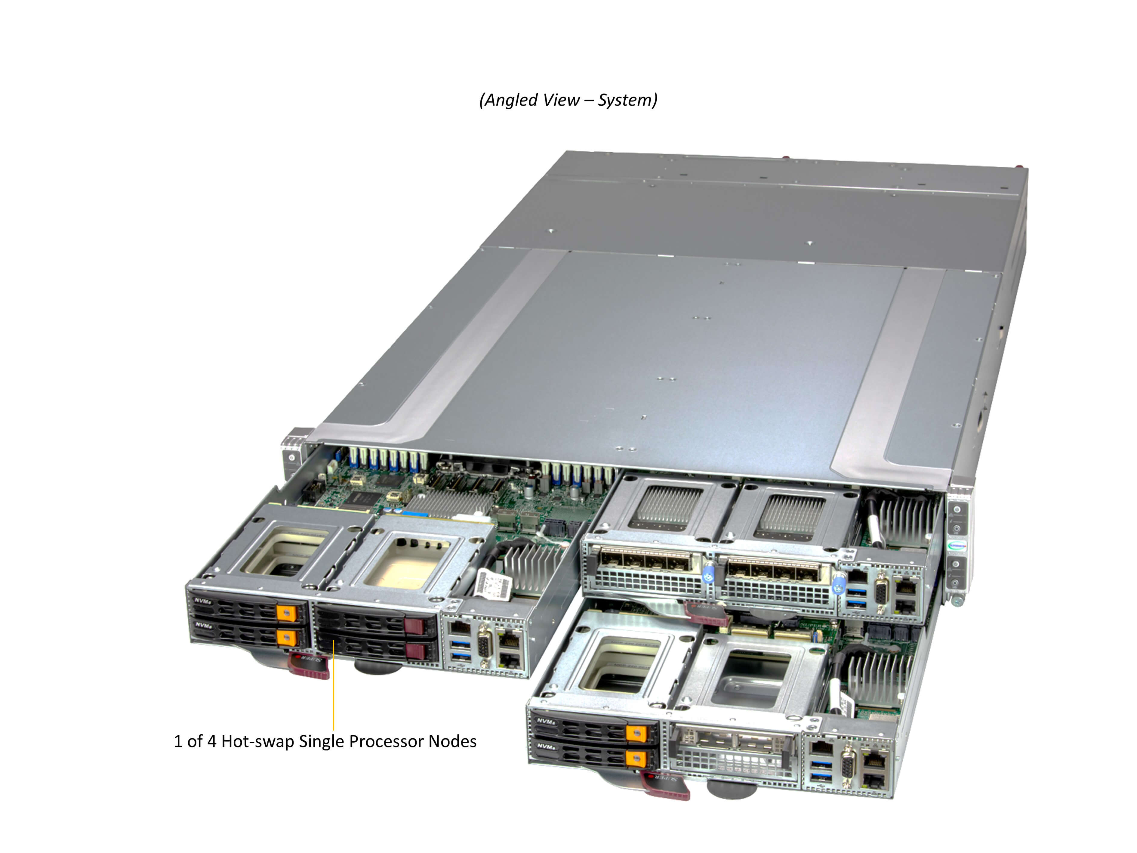 Supermicro SYS-211GT-HNTF — angle view