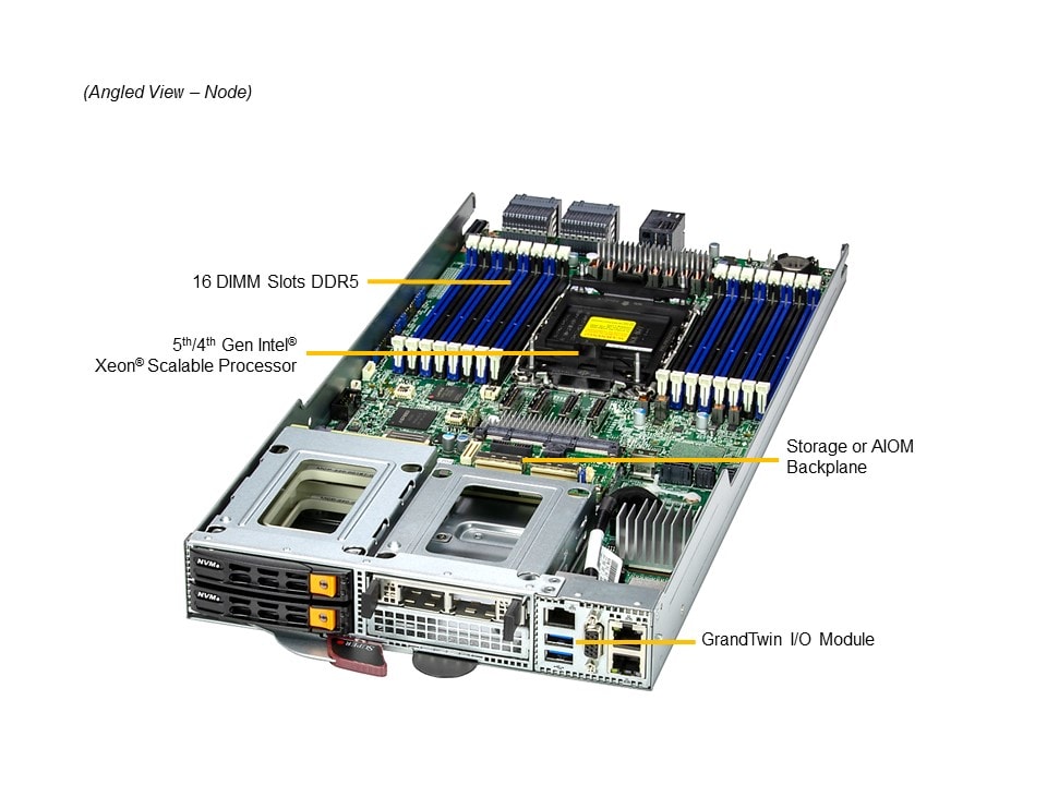 Supermicro SYS-211GT-HNTF — top view