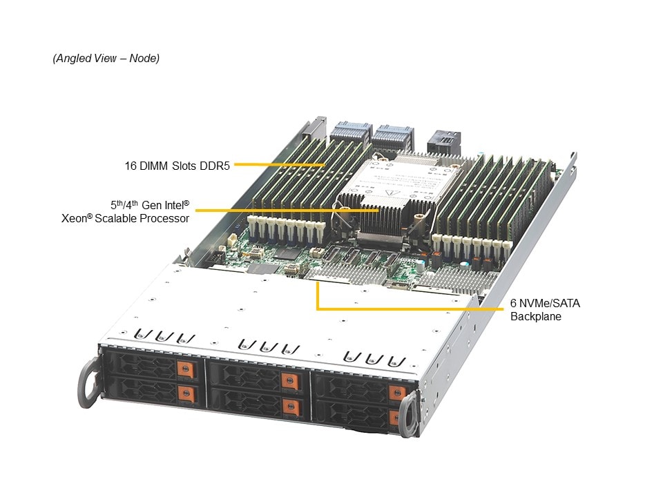 Supermicro SYS-211GT-HNTR — top view