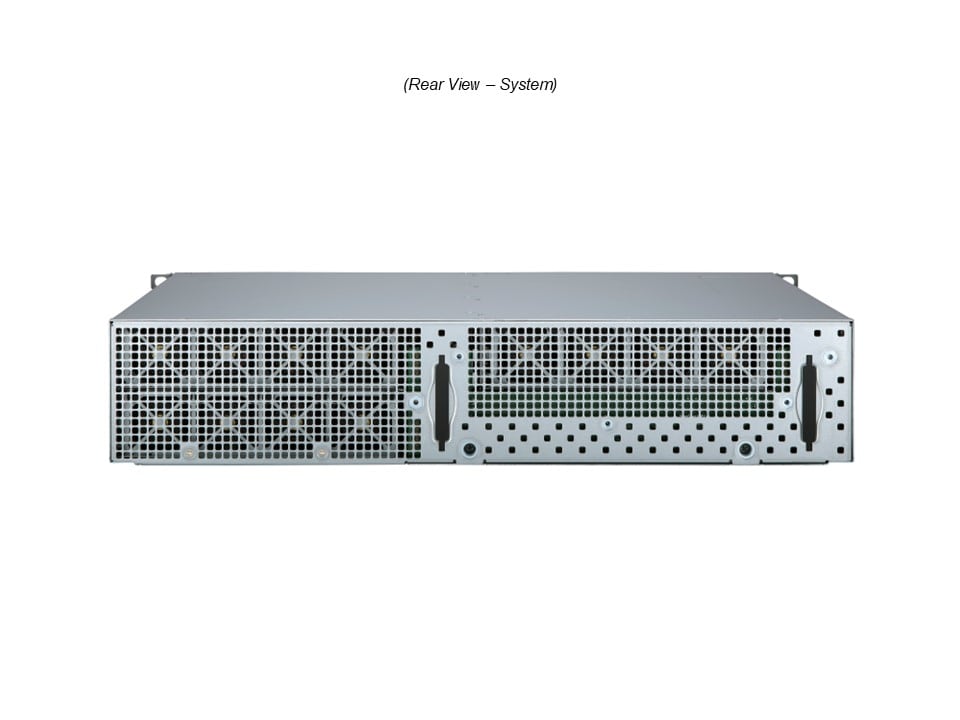Supermicro SYS-211SE-31AS — rear view
