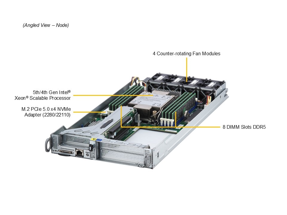 Supermicro SYS-211SE-31AS — top view