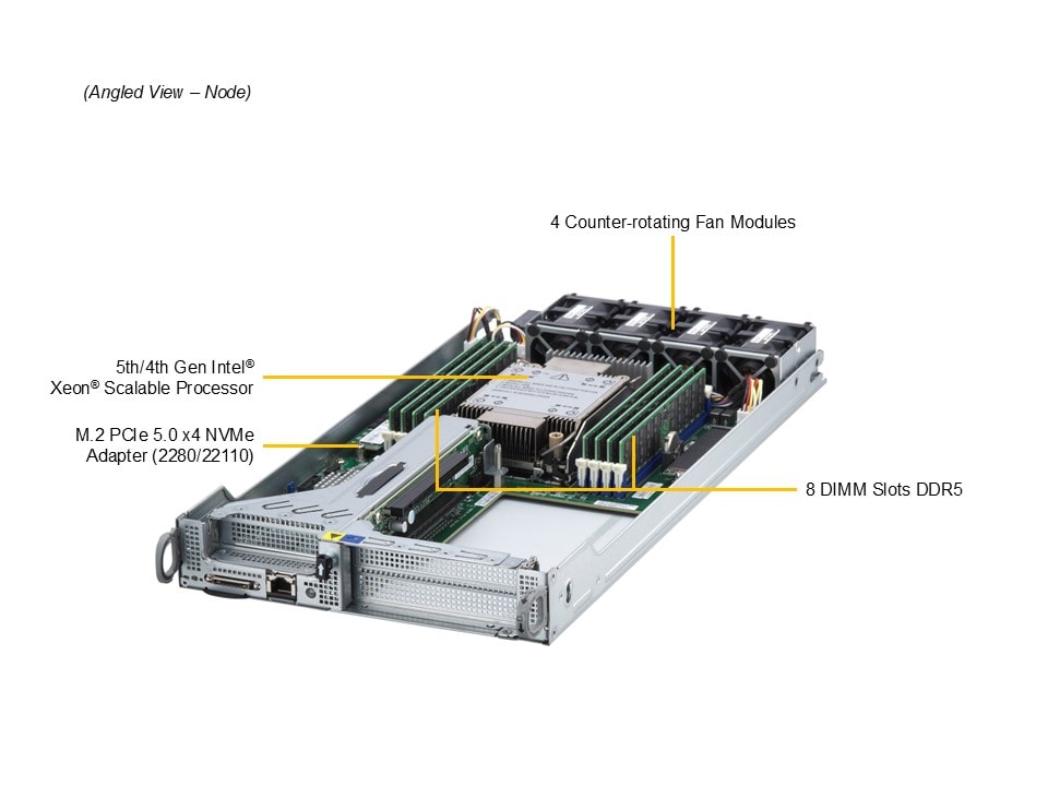 Supermicro SYS-211SE-31D — top view